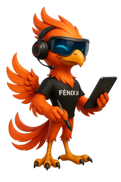 Fênix IA — mascote da plataforma